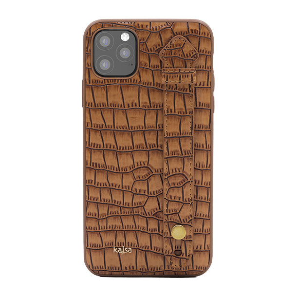Glamorous Collection - Croco Pattern Hand Strap Back Case for iPhone 11 / 11 Pro / 11 Pro Max-Phone Case- phone case - phone cases- phone cover- iphone cover- iphone case- iphone cases- leather case- leather cases- DIYCASE - custom case - leather cover - hand strap case - croco pattern case - snake pattern case - carbon fiber phone case - phone case brand - unique phone case - high quality - phone case brand - protective case - buy phone case hong kong - online buy phone case - iphone‎手機殼 - 客製化手機殼 - samsung