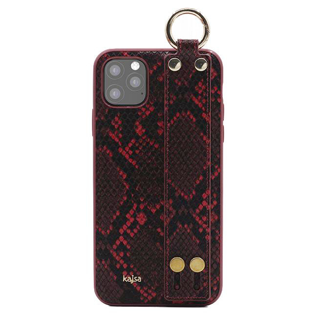 Glamorous Collection - Snake Pattern Hand Strap Back Case for iPhone 11 / 11 Pro / 11 Pro Max-Phone Case- phone case - phone cases- phone cover- iphone cover- iphone case- iphone cases- leather case- leather cases- DIYCASE - custom case - leather cover - hand strap case - croco pattern case - snake pattern case - carbon fiber phone case - phone case brand - unique phone case - high quality - phone case brand - protective case - buy phone case hong kong - online buy phone case - iphone‎手機殼 - 客製化手機殼 - samsung