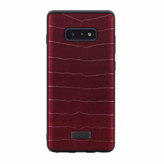 Neo Classic Collection - Genuine Croco Pattern Leather Back Case for Samsung Galaxy S10e/S10/S10+-Phone Case- phone case - phone cases- phone cover- iphone cover- iphone case- iphone cases- leather case- leather cases- DIYCASE - custom case - leather cover - hand strap case - croco pattern case - snake pattern case - carbon fiber phone case - phone case brand - unique phone case - high quality - phone case brand - protective case - buy phone case hong kong - online buy phone case - iphone‎手機殼 - 客製化手機殼 - sam